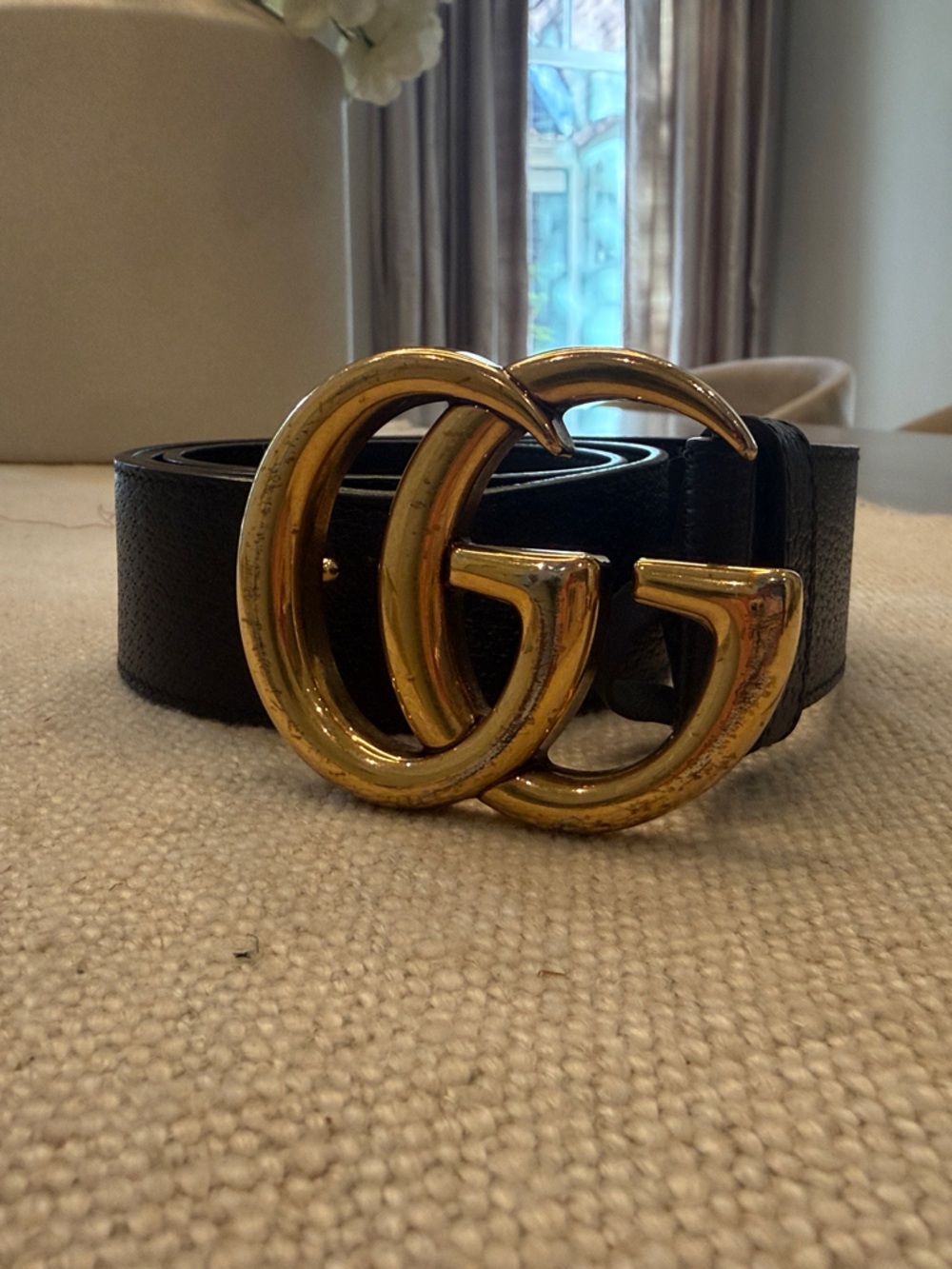 Gucci Marmont leather belt